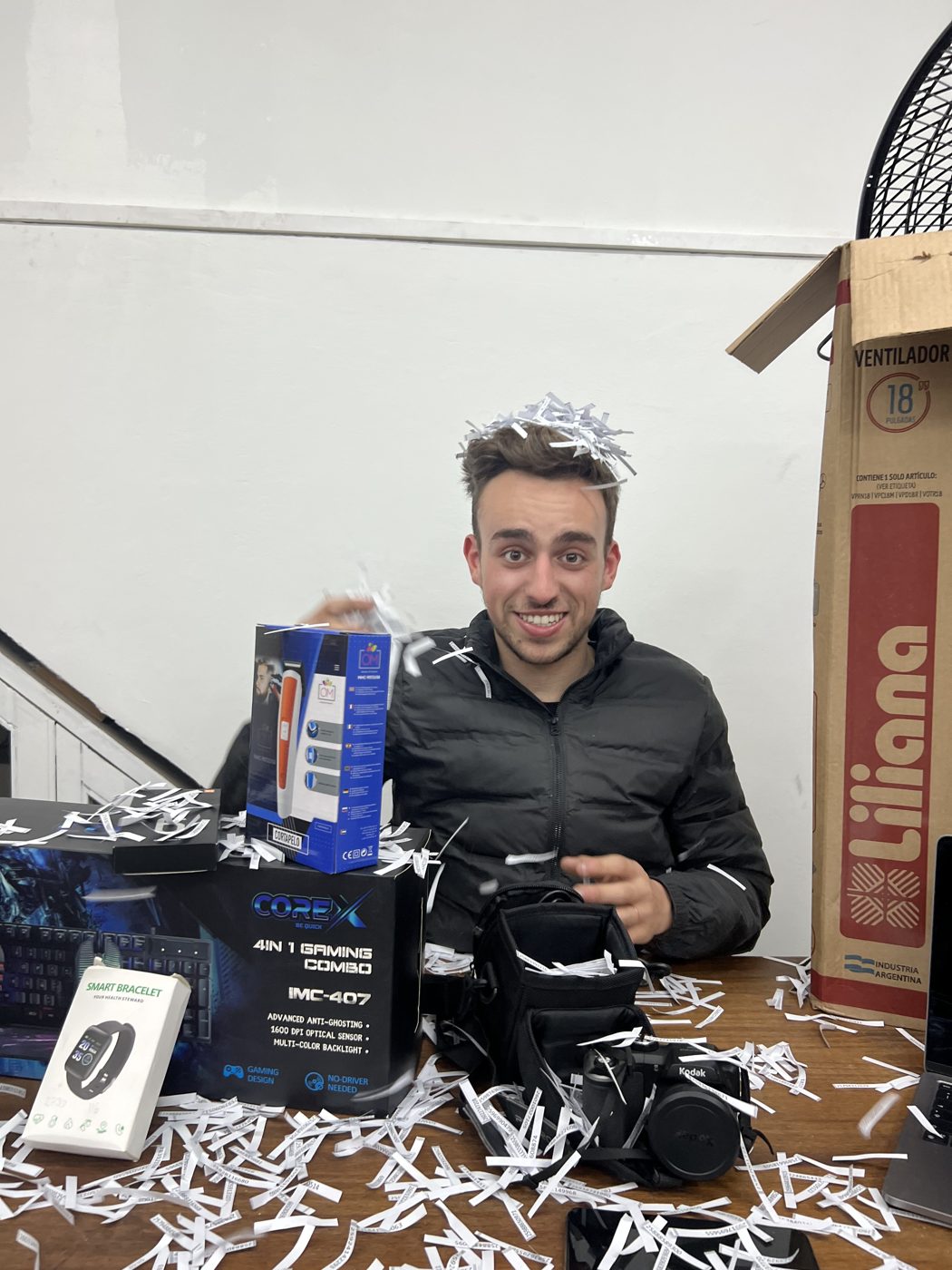 Festejando un sorteo