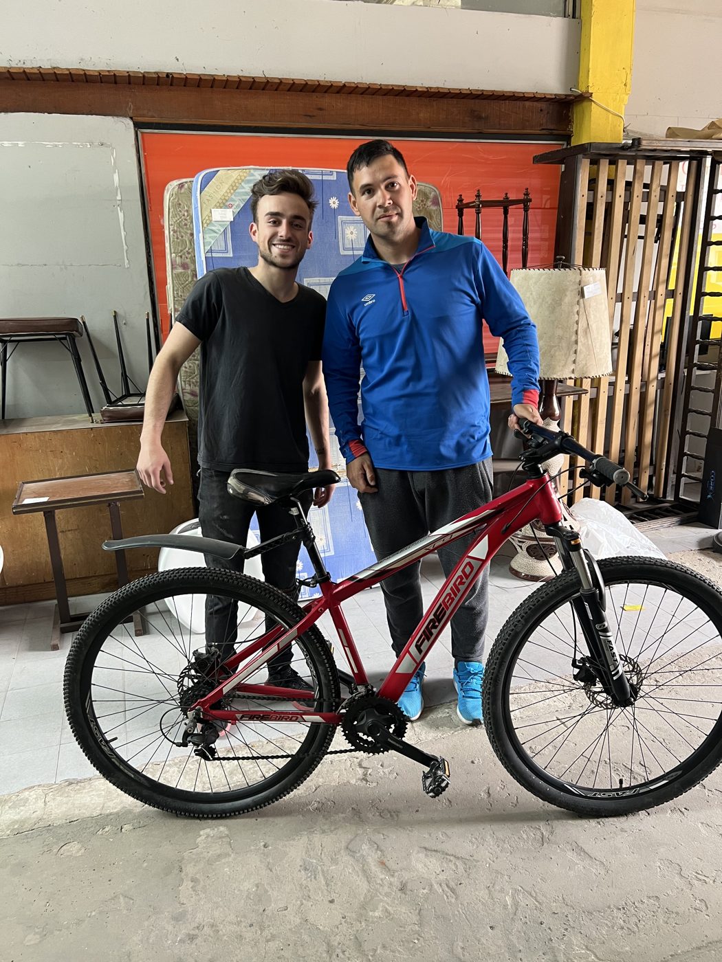 Entrega de premio: bicicleta
