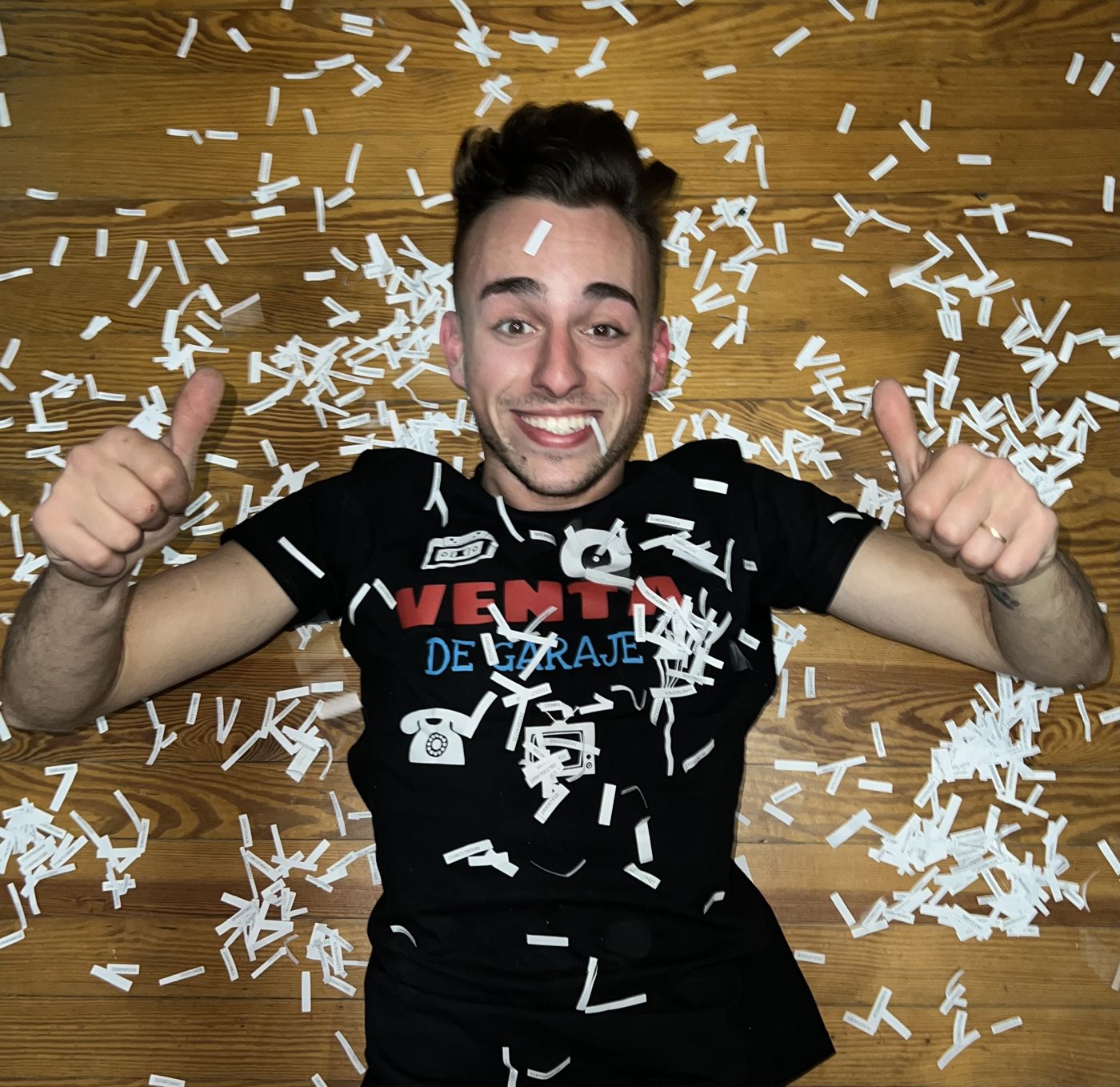 Festejando un sorteo
