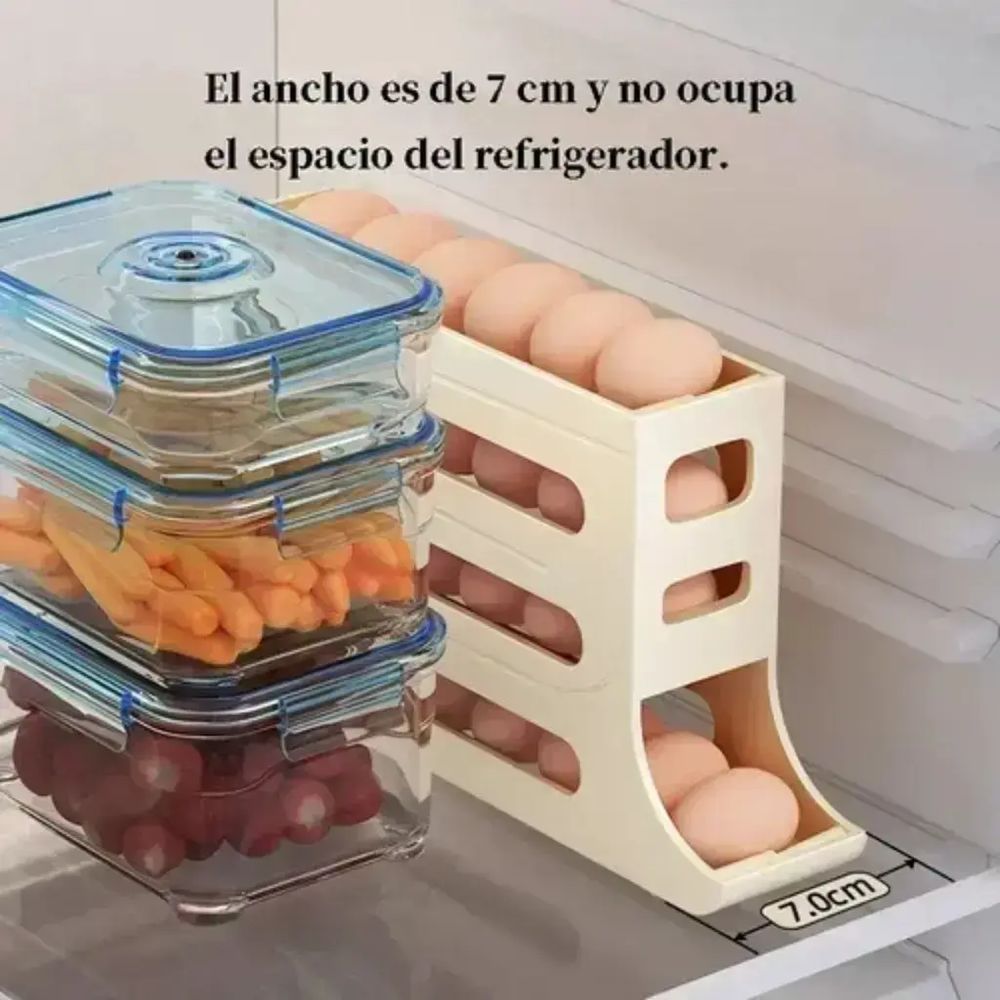 Dispensador de Huevos Plástico 4 Niveles foto 7