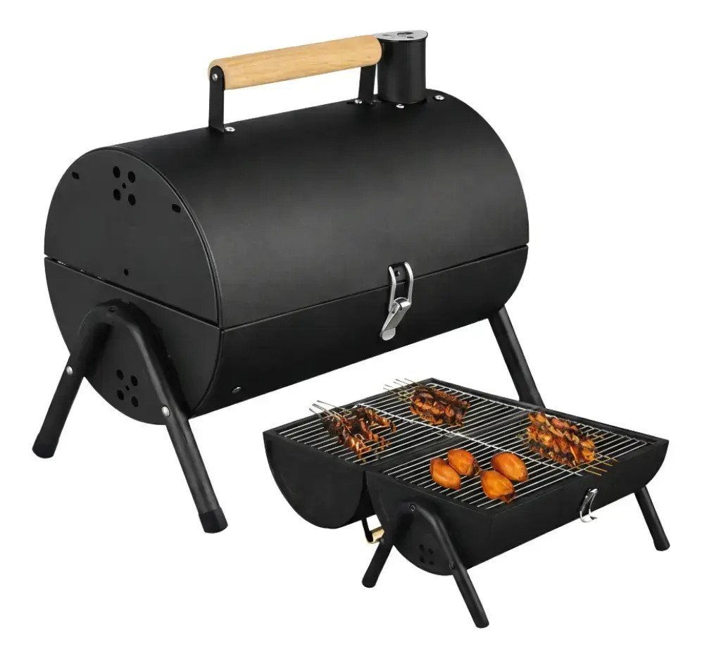 Parrilla Plegable de Hierro 51x38x17cm · 10 números