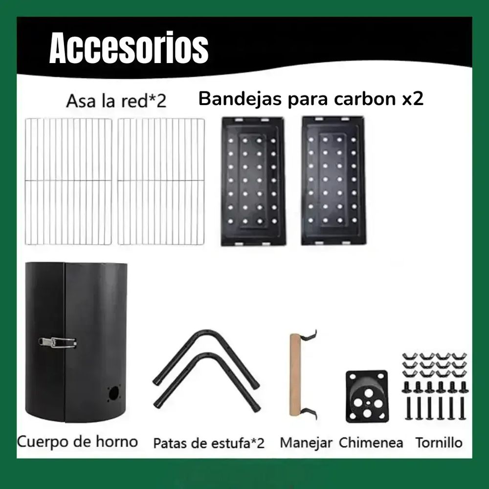 Parrilla Plegable de Hierro 51x38x17cm foto 6
