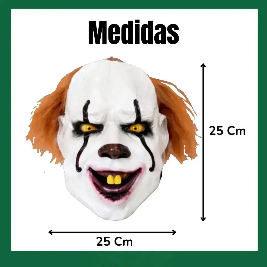 Máscara de Latex Terror - Anciano · 100 números