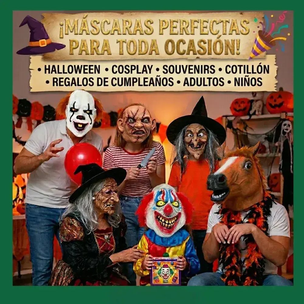 Máscara de Latex Terror - Anciano foto 5