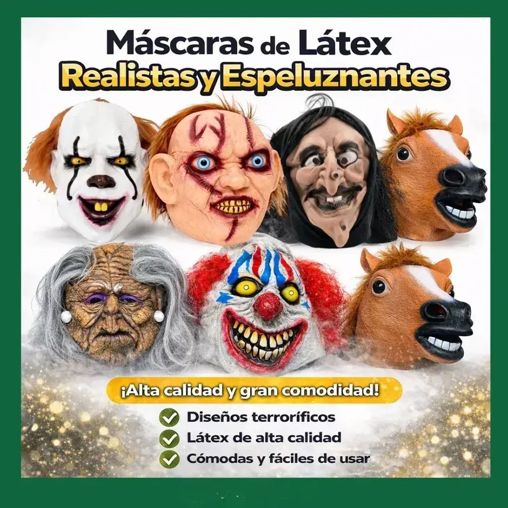 Máscara de Latex Terror - Anciano foto 6