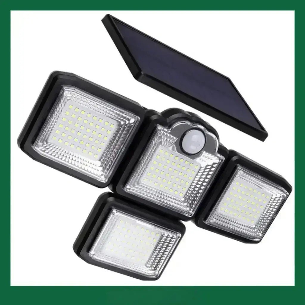 Reflector 192 LED con Panel Solar y Control · 10 números