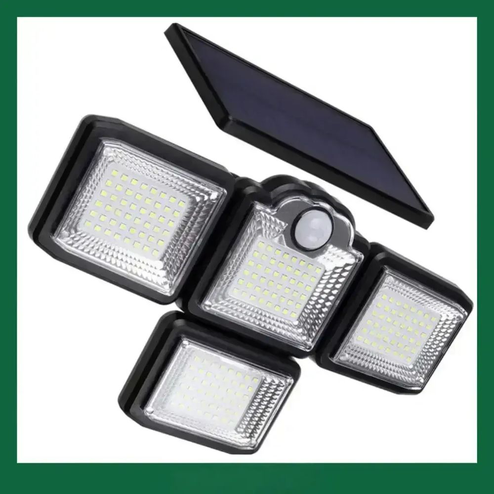 Reflector 192 LED con Panel Solar y Control