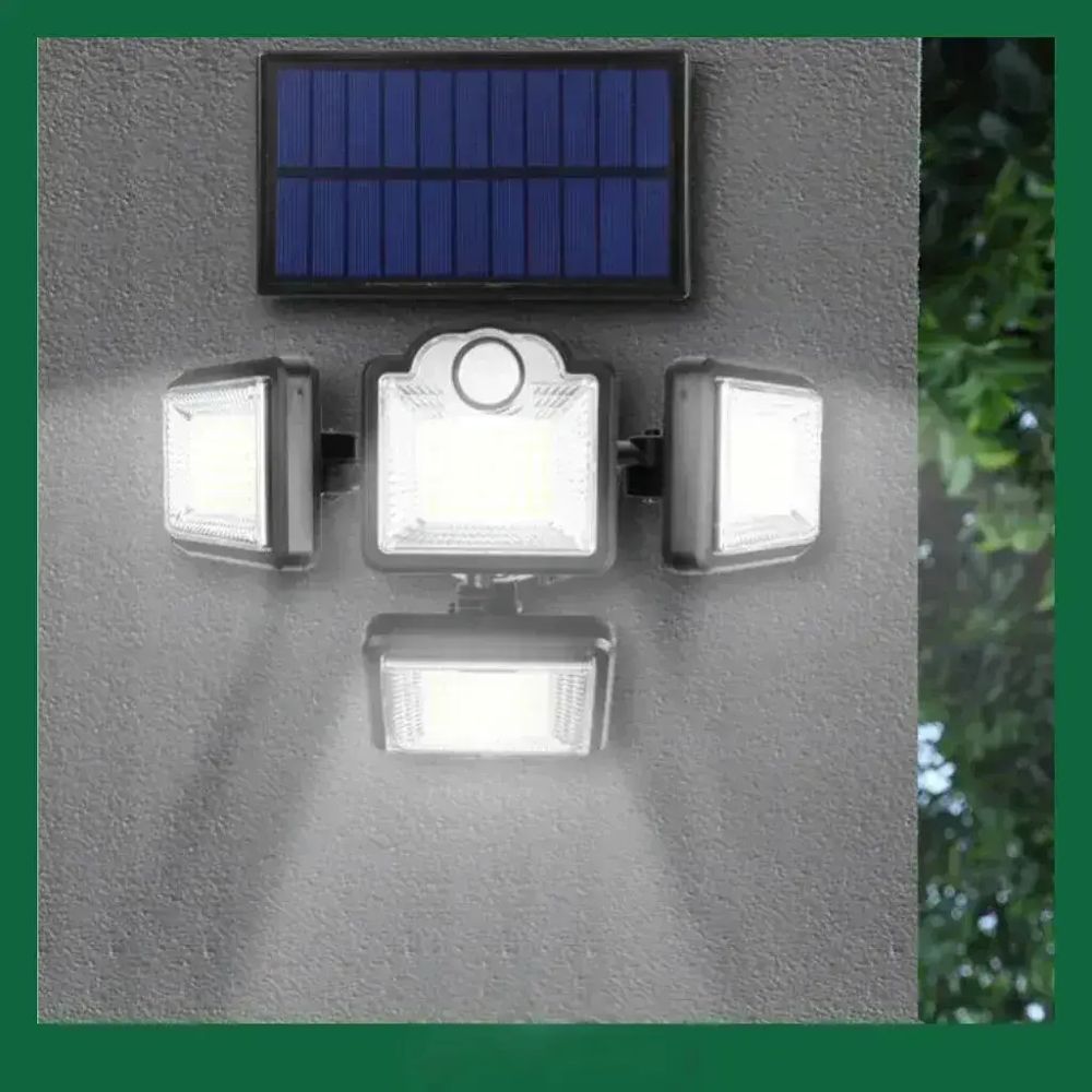 Reflector 192 LED con Panel Solar y Control foto 2