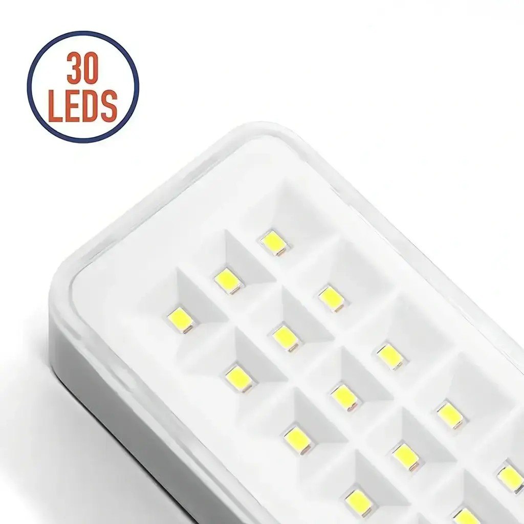 Luz de Emergencia 30 LED · 10 números