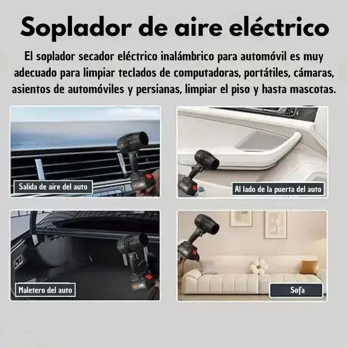 Sopladora de Mano a Batería foto 8