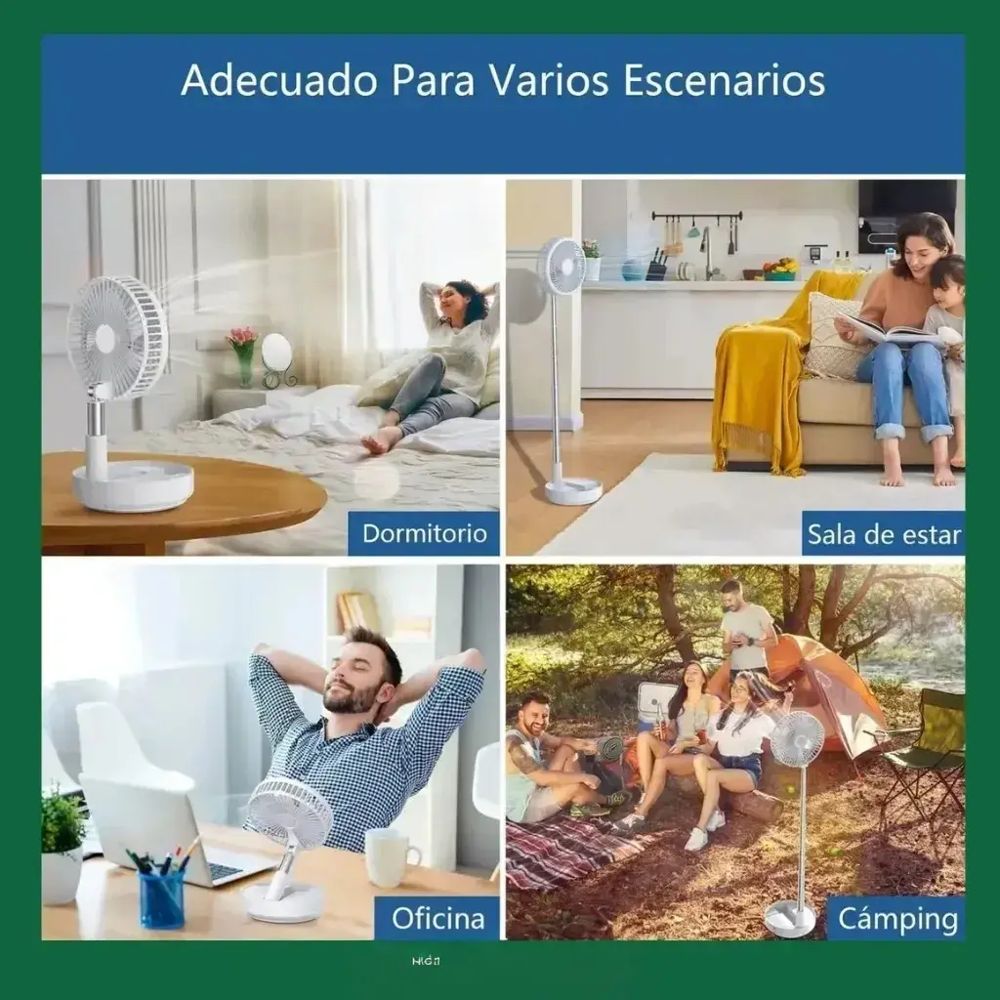 Ventilador USB Portátil Extensible y Plegable foto 7