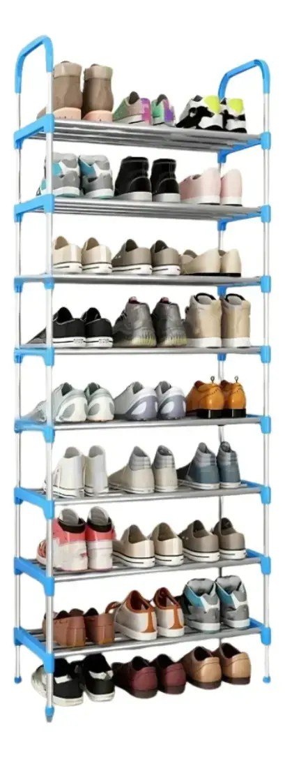 Organizador de Zapatos Metálico 55x26x113cm · 10 números