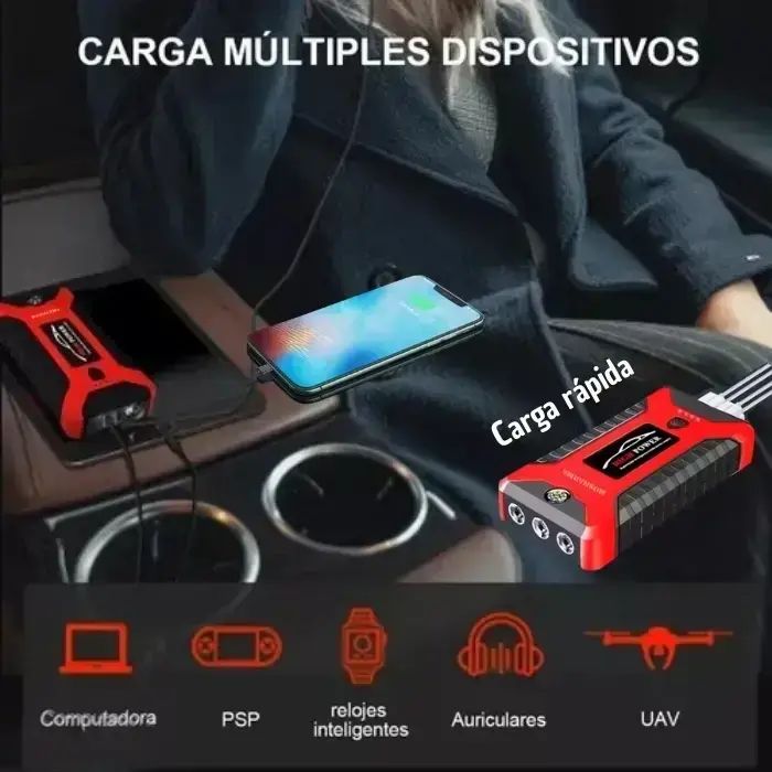 Arrancador para Auto Inalámbrico 600A foto 4
